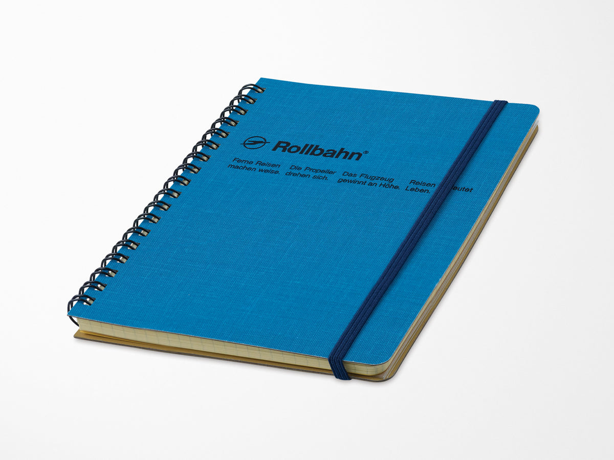 Rollbahn Cap-Martin Spiral Notebook Blue