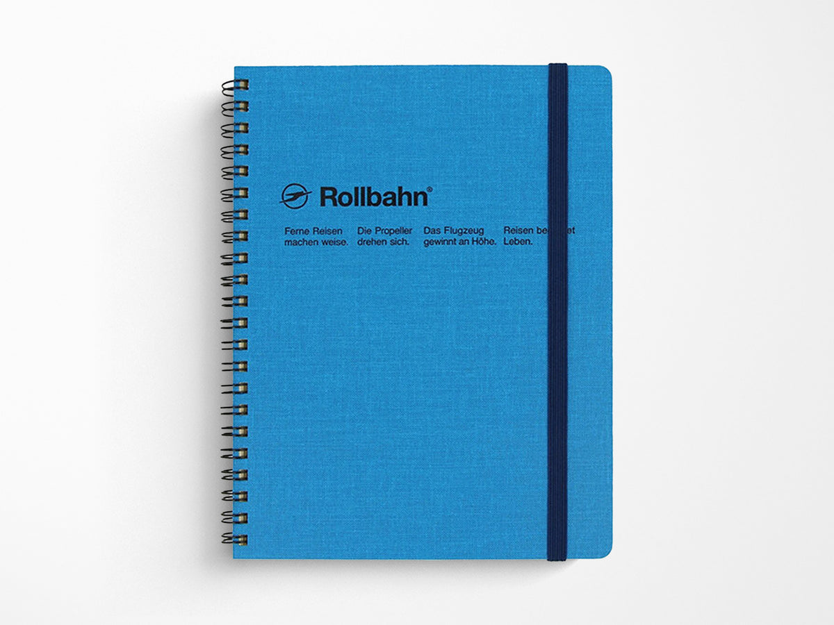 Rollbahn Cap-Martin Spiral Notebook Blue