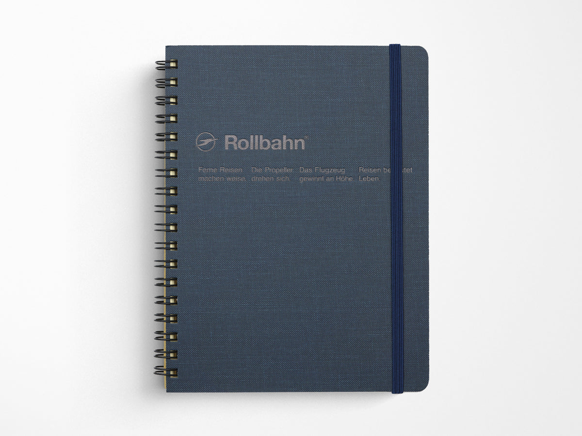 Rollbahn Cap-Martin Spiral Notebook Dark Blue