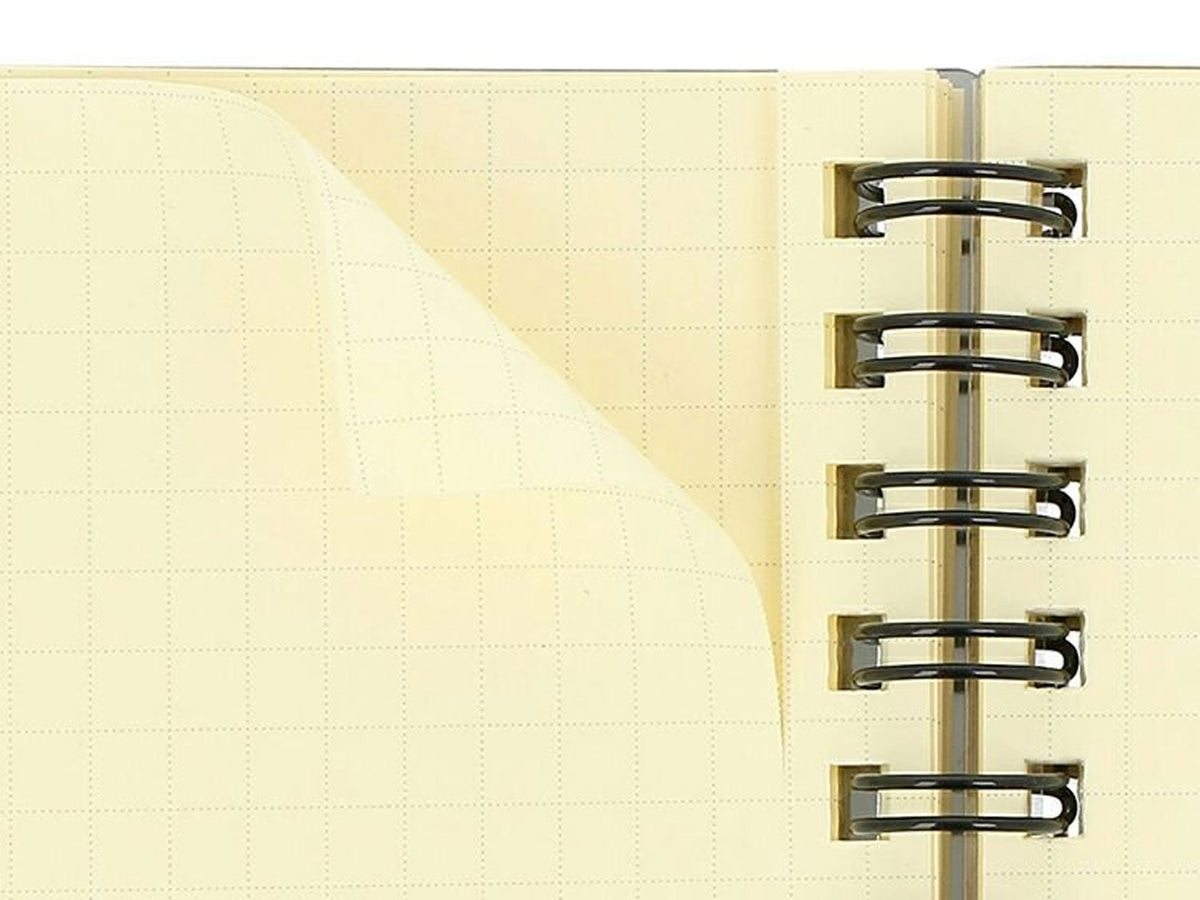 Rollbahn Spiral Notebook - Metallic Pearl White