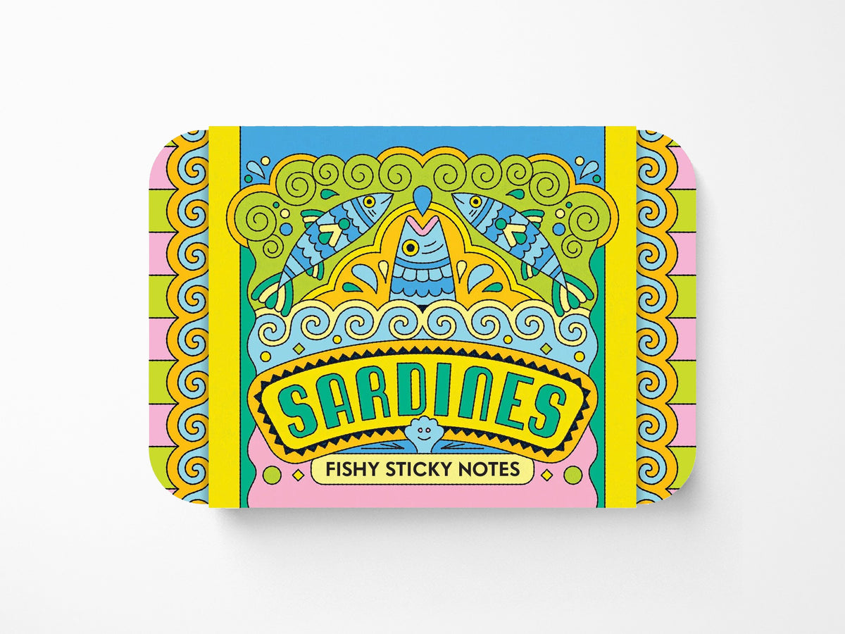 Sardines Fishy Sticky Notes