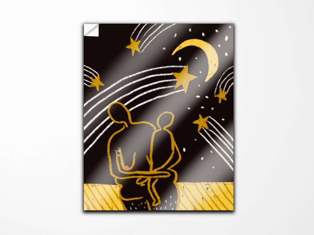 Stargazing Vinyl Sticker