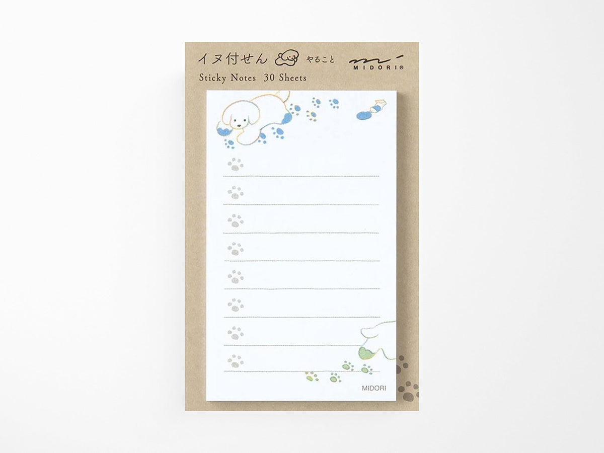 Sticky Notes - To Do White Dogs