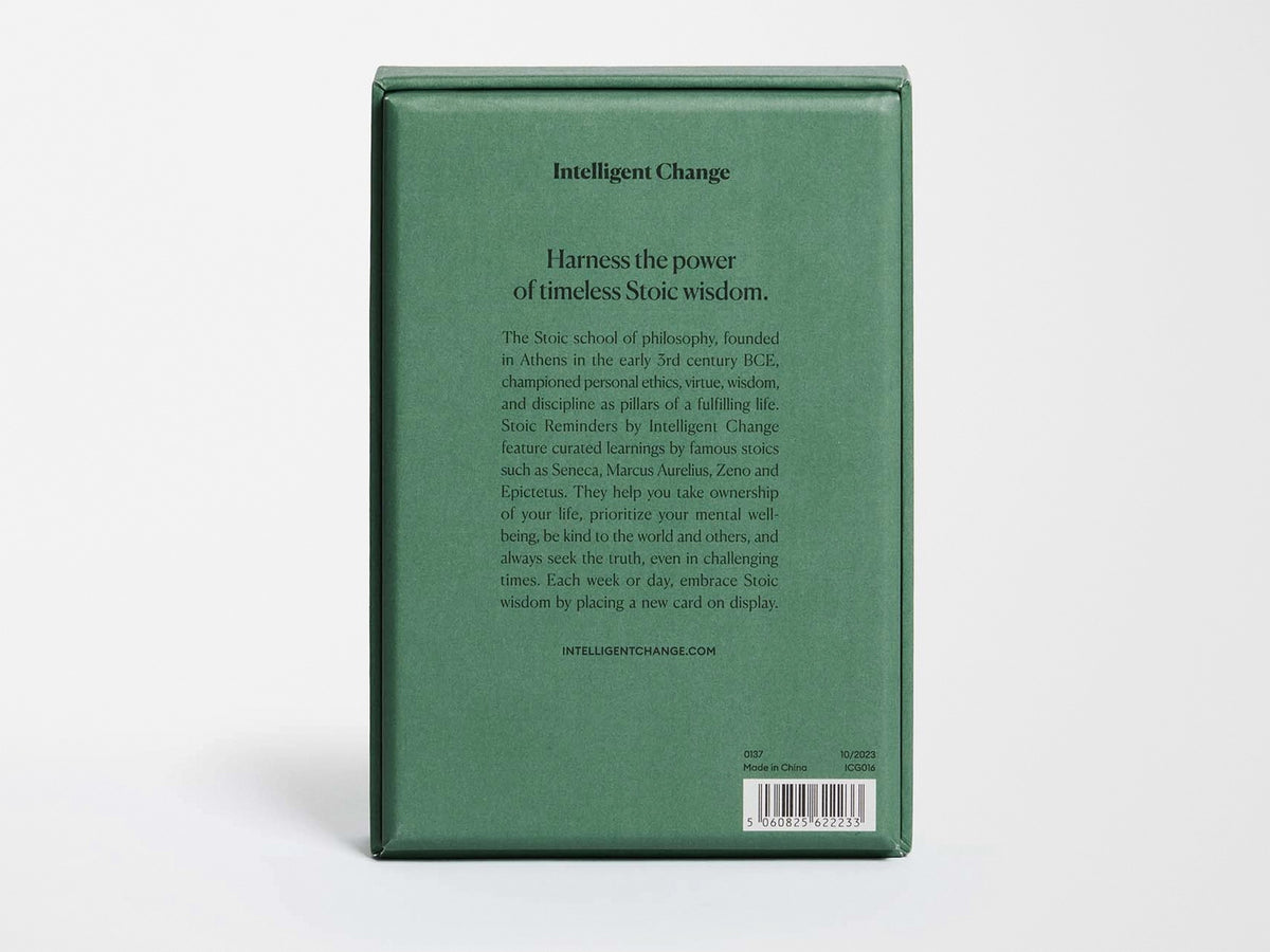 Stoic Reminders Quote Cards Display Deck
