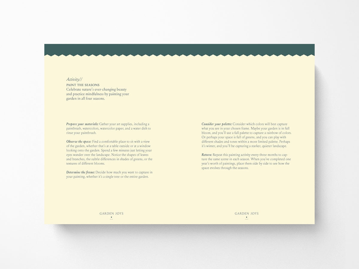 The Joyful Gardener's Journal