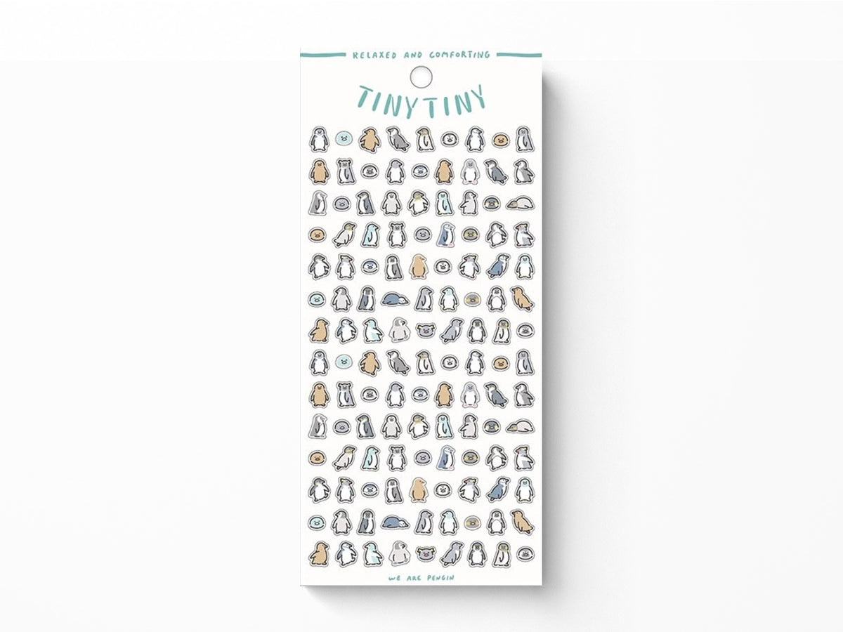 Tiny Tiny Penguin Sticker Sheet