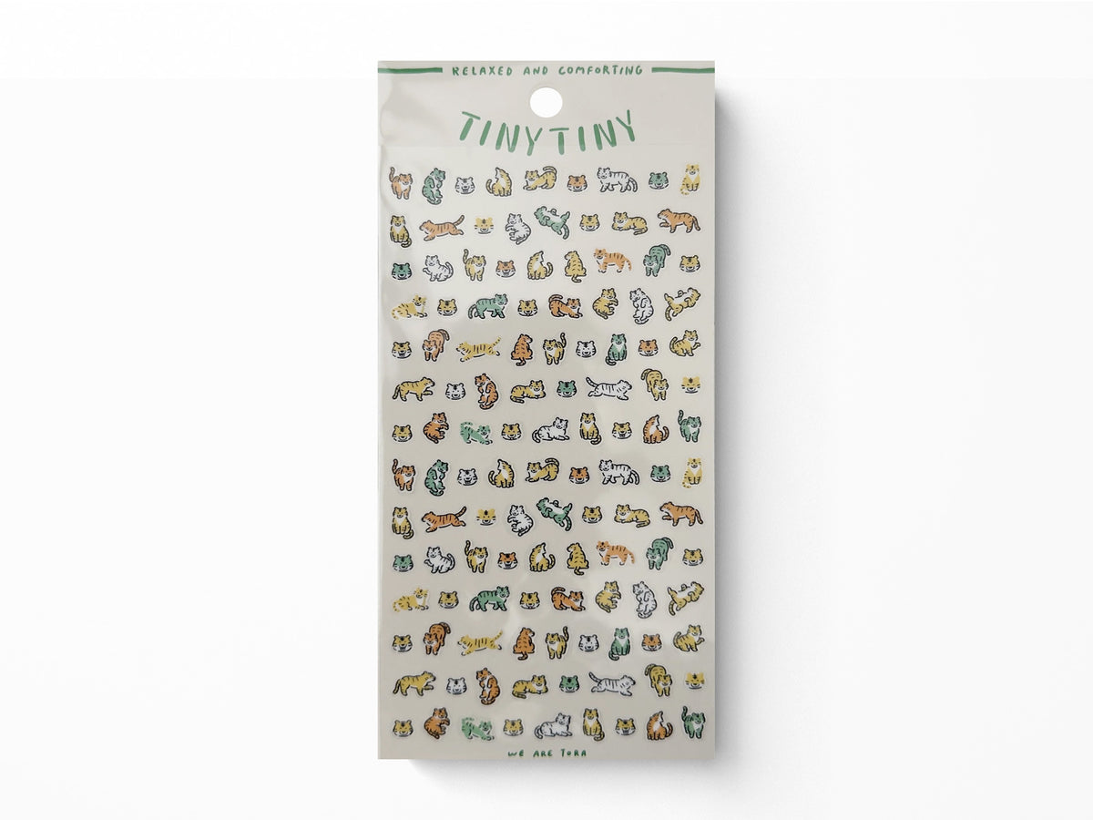 Tiny Tiny Tiger Sticker Sheet
