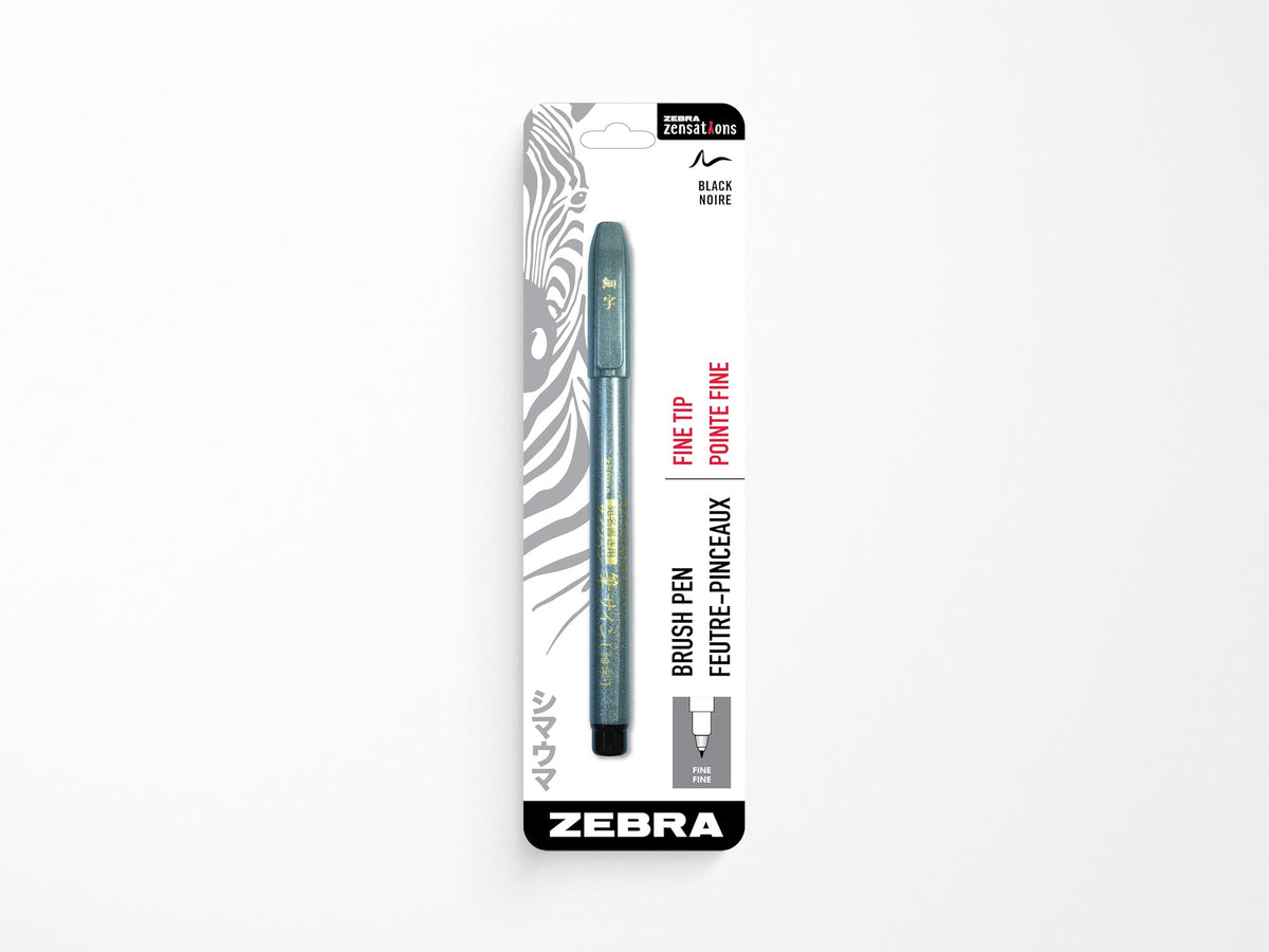 Zebra Zensations Fude Brush Pen - Fine Tip
