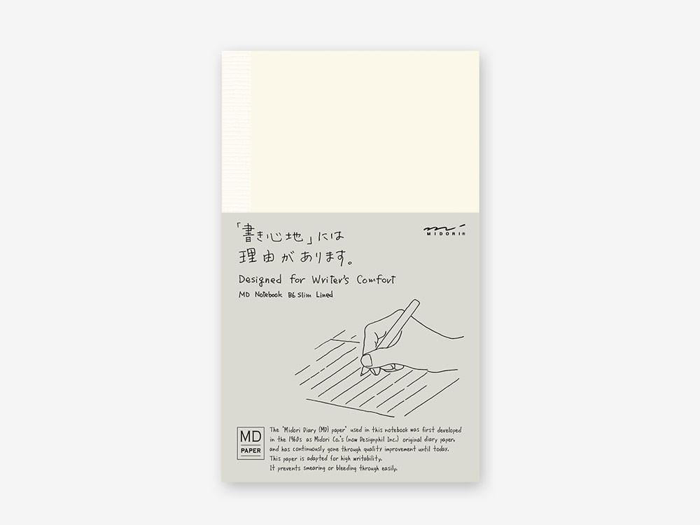 MD Notebook B6 Slim Lined B