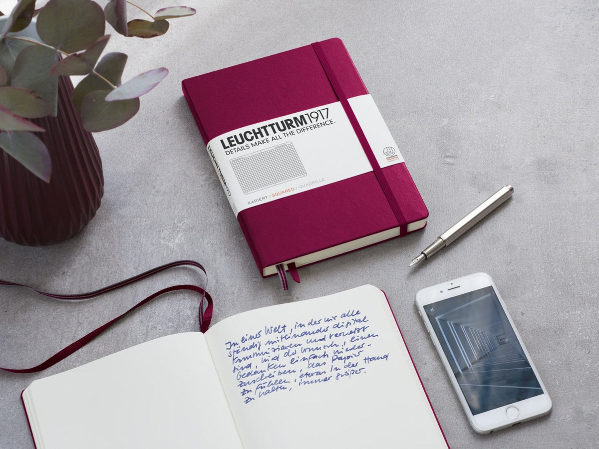 Leuchtturm 1917 Hardcover Notebook - Port Red