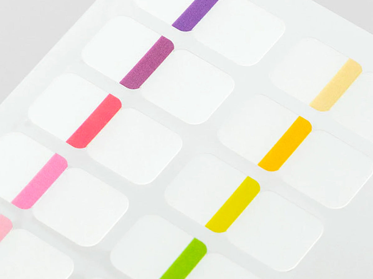 Midori Index Label Chiratto 24 Colors Vivid