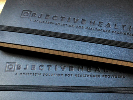 Blind Embossed Vertical Logo