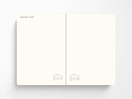 2027 Leuchtturm 1917 Daily Planner Dotted - BLACK