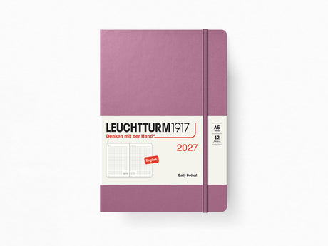 2027 Leuchtturm 1917 Daily Planner Dotted - DUSTY ROSE