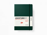 2027 Leuchtturm 1917 Daily Planner Dotted - FOREST GREEN