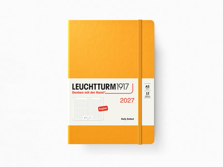 2027 Leuchtturm 1917 Daily Planner Dotted - SUNFLOWER