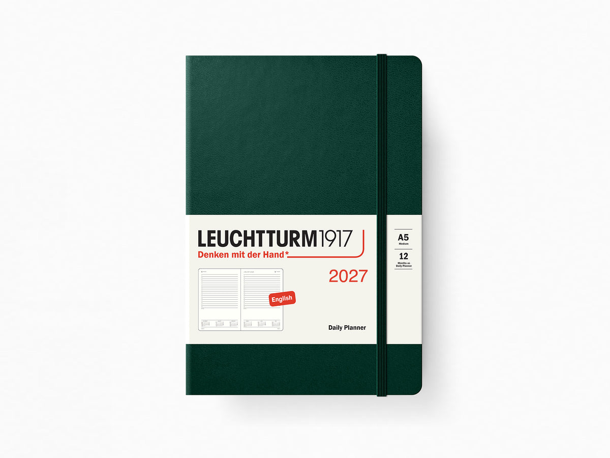 2027 Leuchtturm 1917 Daily Planner - FOREST GREEN
