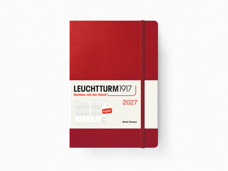 2027 Leuchtturm 1917 Week Planner - CHERRY