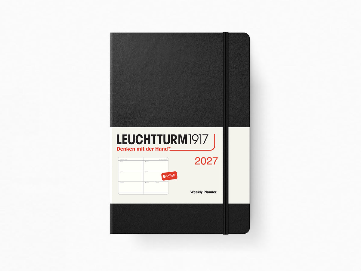 2027 Leuchtturm 1917 Weekly Planner - BLACK