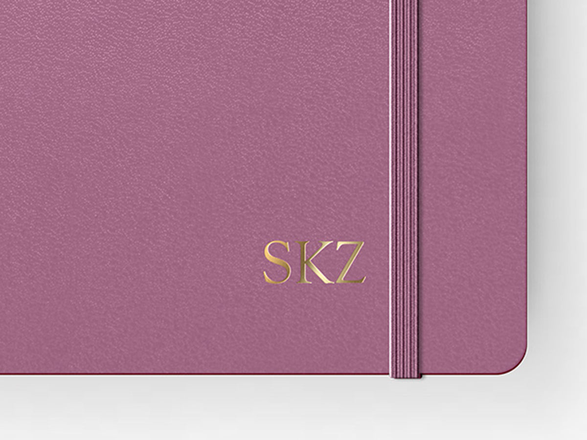 2027 Leuchtturm 1917 Weekly Planner Dotted Wallet - DUSTY ROSE