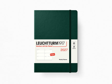 2027 Leuchtturm 1917 Weekly Planner - FOREST GREEN