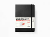 2027 Leuchtturm 1917 Weekly Planner & Notebook - BLACK Softcover