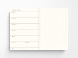 2027 Leuchtturm 1917 Weekly Planner & Notebook - FOREST GREEN Dotted