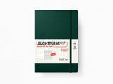 2027 Leuchtturm 1917 Weekly Planner & Notebook - FOREST GREEN Softcover