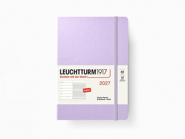 2027 Leuchtturm 1917 Weekly Planner & Notebook - LILAC