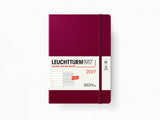 2027 Leuchtturm 1917 Weekly Planner & Notebook - PORT RED