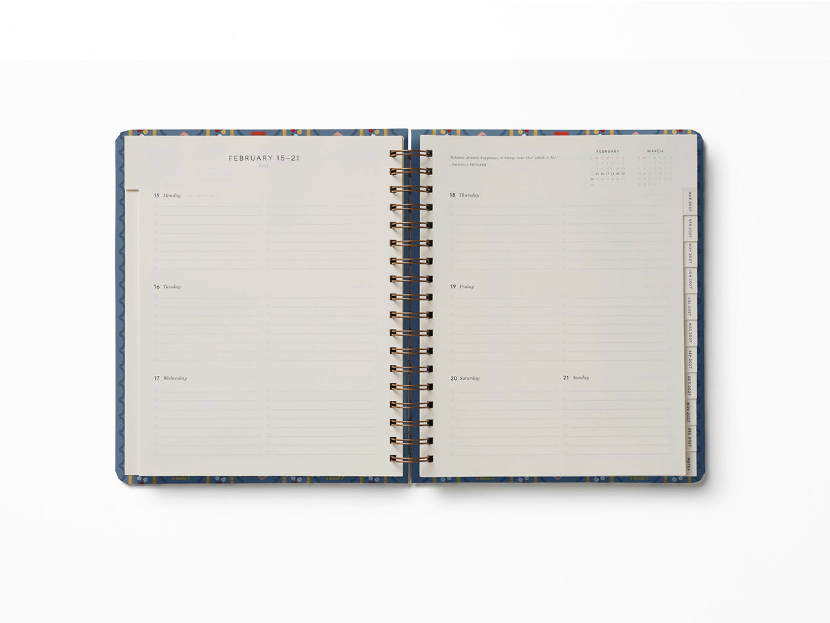 2027 Schoolhouse 17-Month Academic Hardcover Spiral Planner