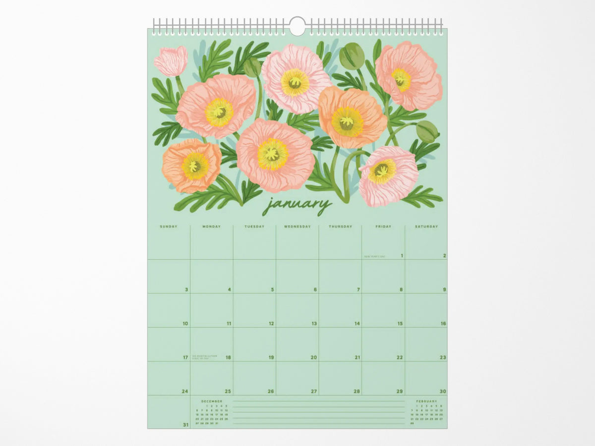 2027 Walk In The Garden Wall Calendar