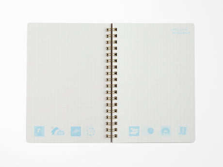 Japanese Ring Notebook - Cheerful Friends