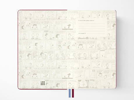 Moleskine x Peanuts Limited Edition Large Red Plain Page Notebook