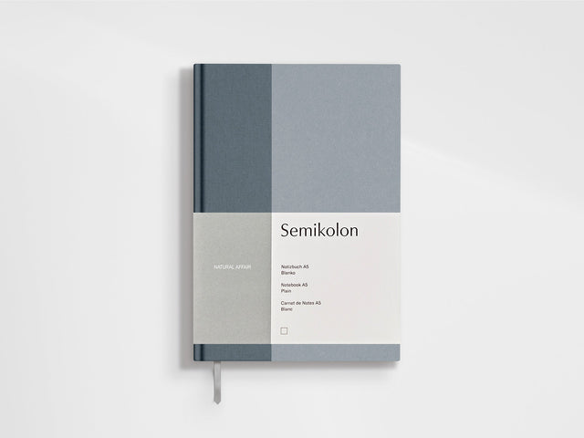 A Natural Affair Color Block Notebook - Sea Salt