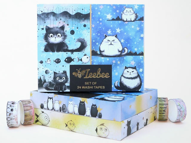 Adorable Adventures Washi Tape Set of 24 Rolls