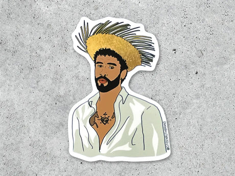 Bad Bunny Vinyl Sticker