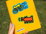 Barking Pop Shop Dog By Keith Haring Vinyl Sticker