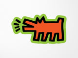 Barking Pop Shop Dog By Keith Haring Vinyl Sticker
