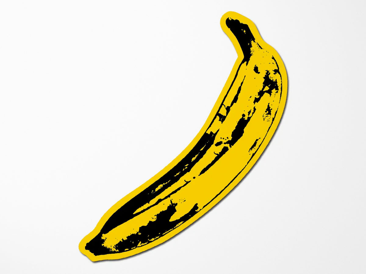 Big Banana By Andy Warhol Jumbo Vinyl Sticker