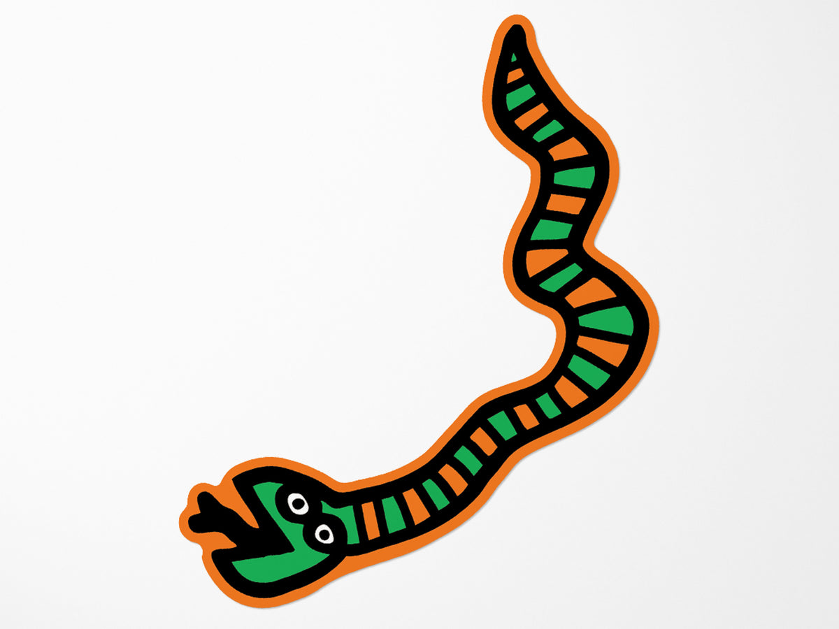 Big Pop Shop Snake By Keith Haring Jumbo Vinyl Sticker