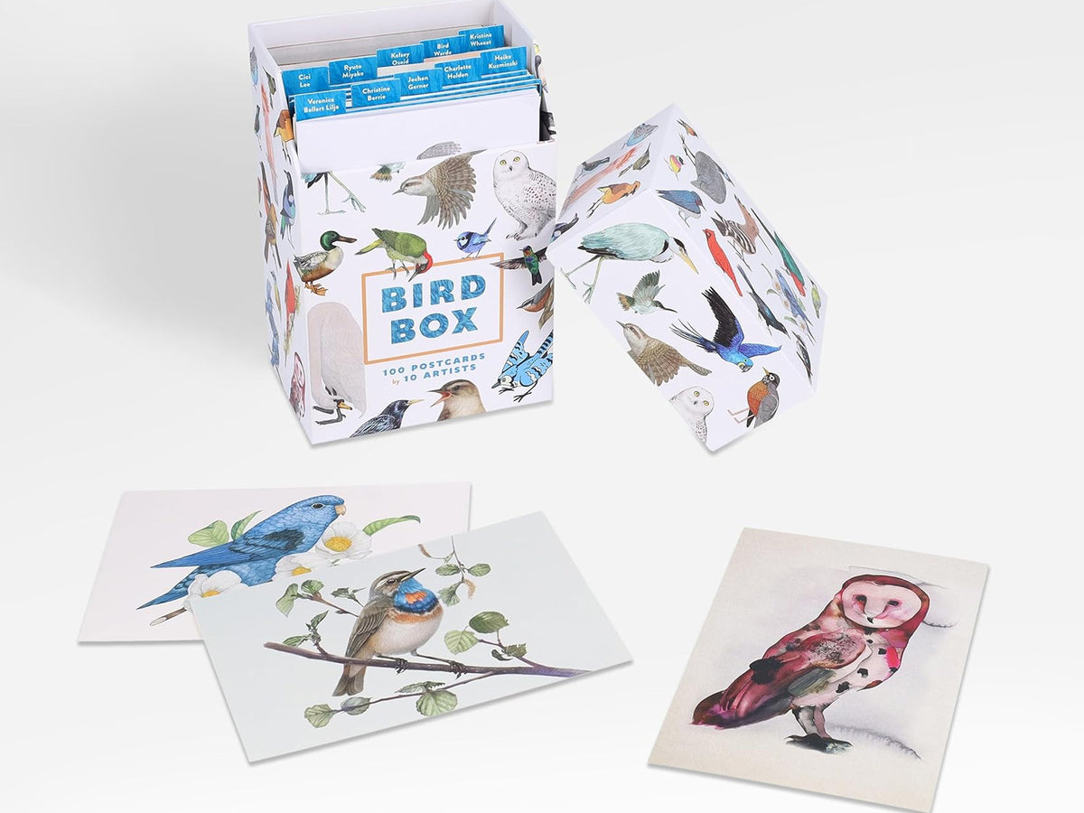 Bird Box 100 Postcards by 10 Artists