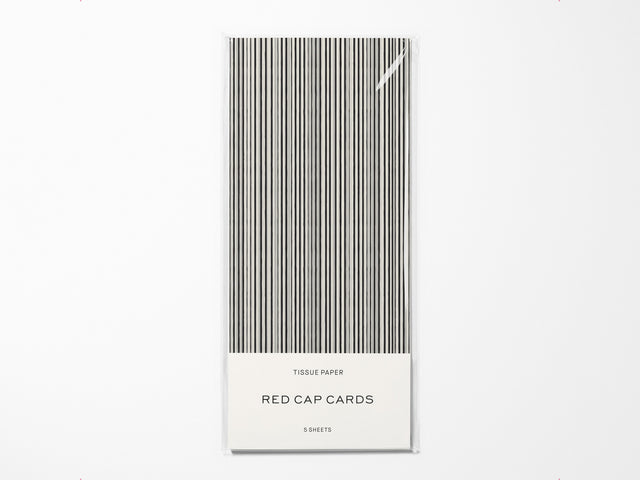 Black Stripe Tissue Paper