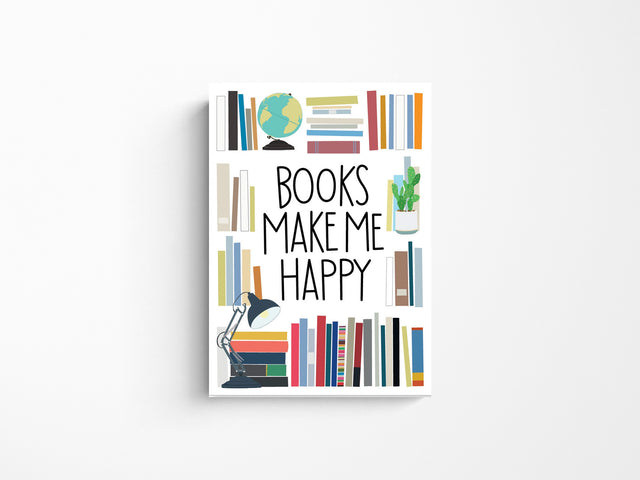 Books Make Me Happy Magnet