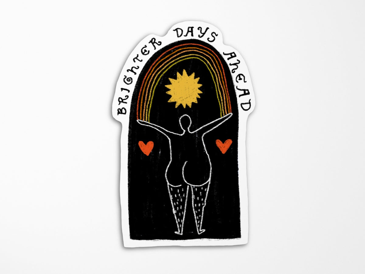 Brighter Days Vinyl Sticker