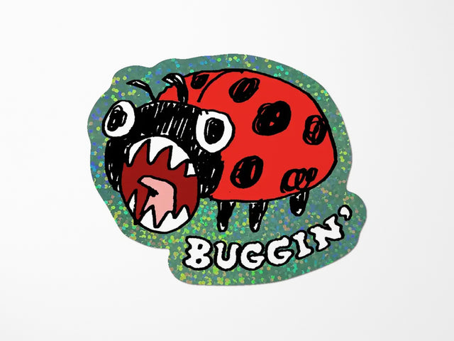 Buggin' By Apply Vinyl Sticker