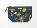 Cavallini Vintage Zipper Pouch - Dandelion