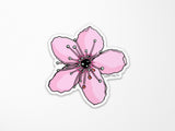 Cherry Blossom Vinyl Sticker