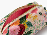 Dahlia Quilted Small Cosmetic Pouch