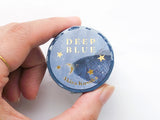 Deep Blue Sky Gold Foil Washi Tape
